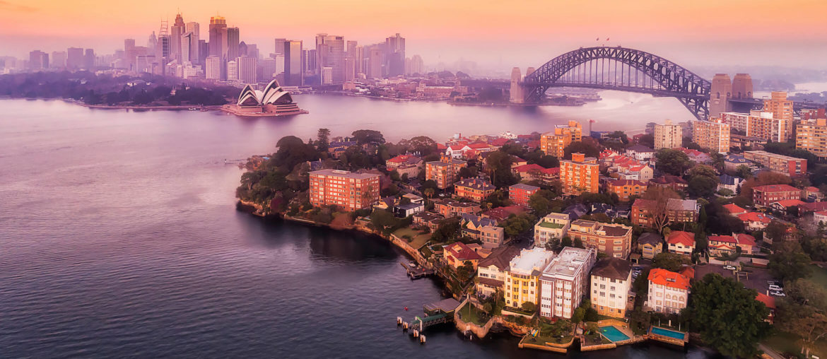 A wanderlust-inducing vista of water and bridge.