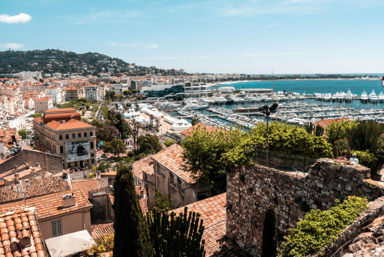 A scenic harbor displaying boats on the water perfect for wanderlust.