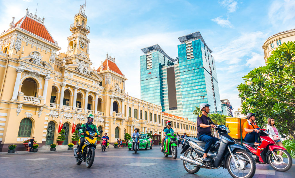 view of ho chi minh city