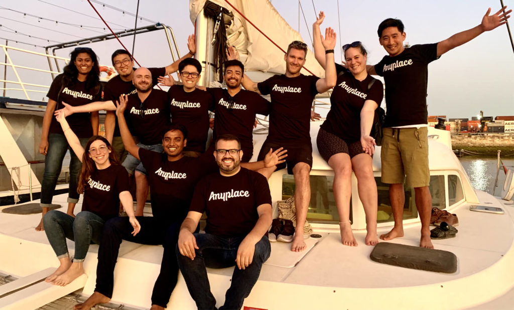 anyplace team on a boat in portugal