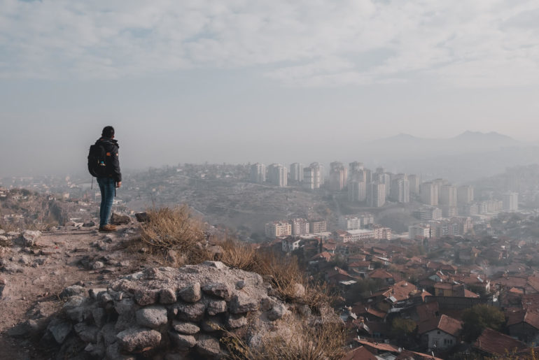 digital nomad hiking in turkey