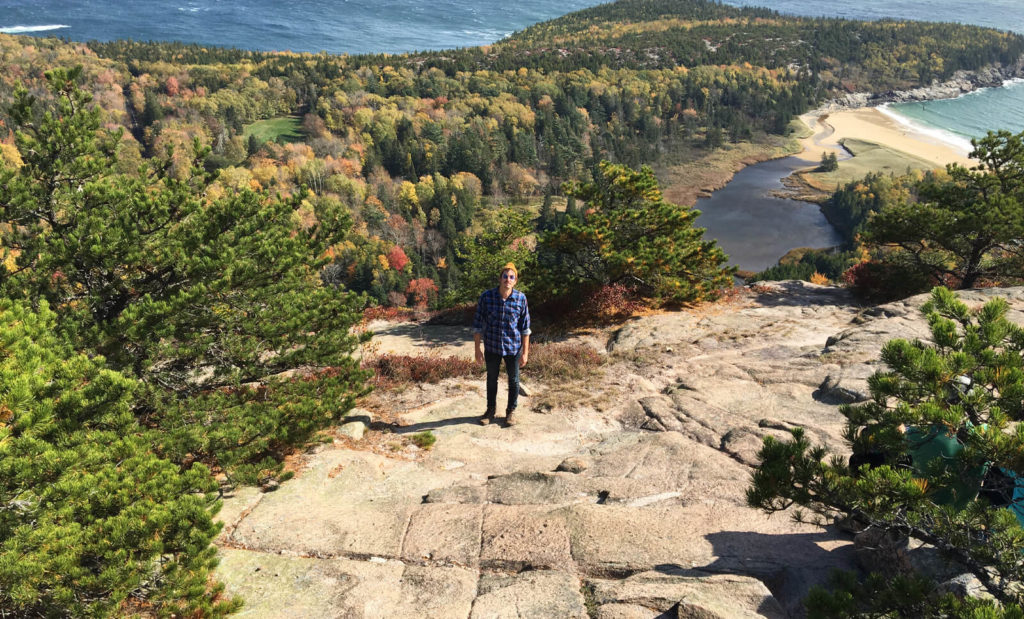 hiking in acadia