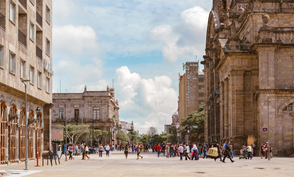 view of the main square in mexico city