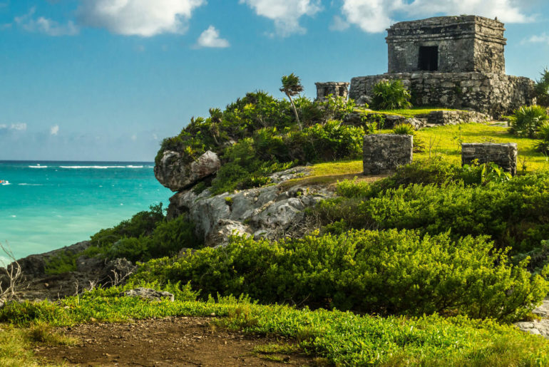 the ruins in tulum