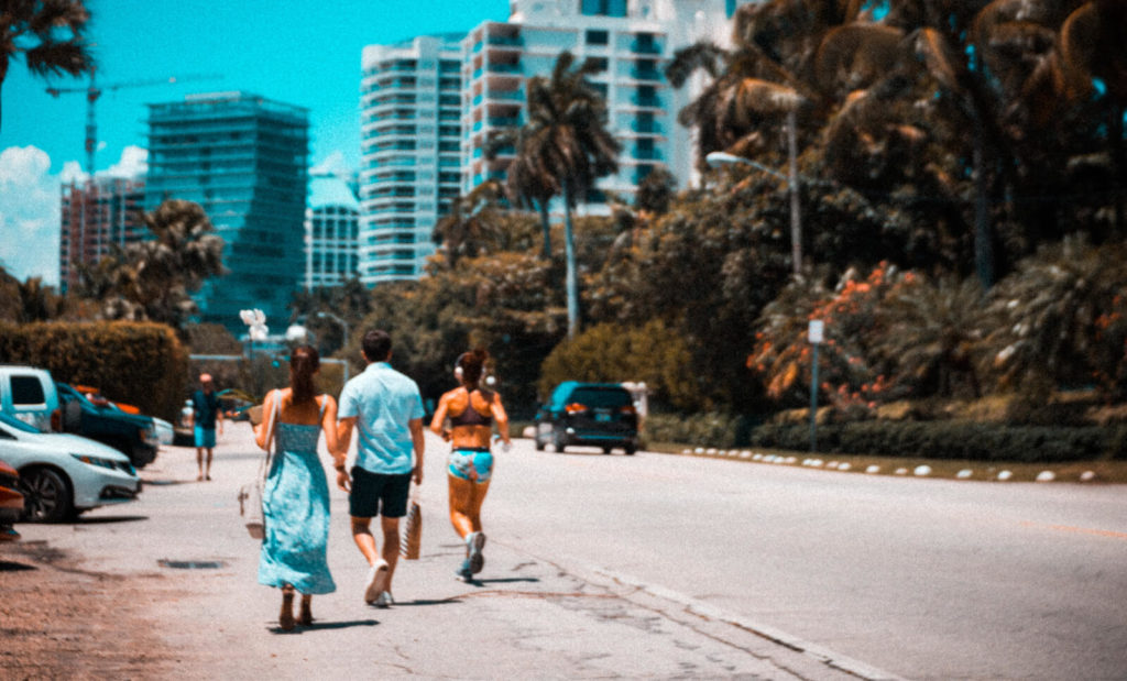walking the streets in miami 