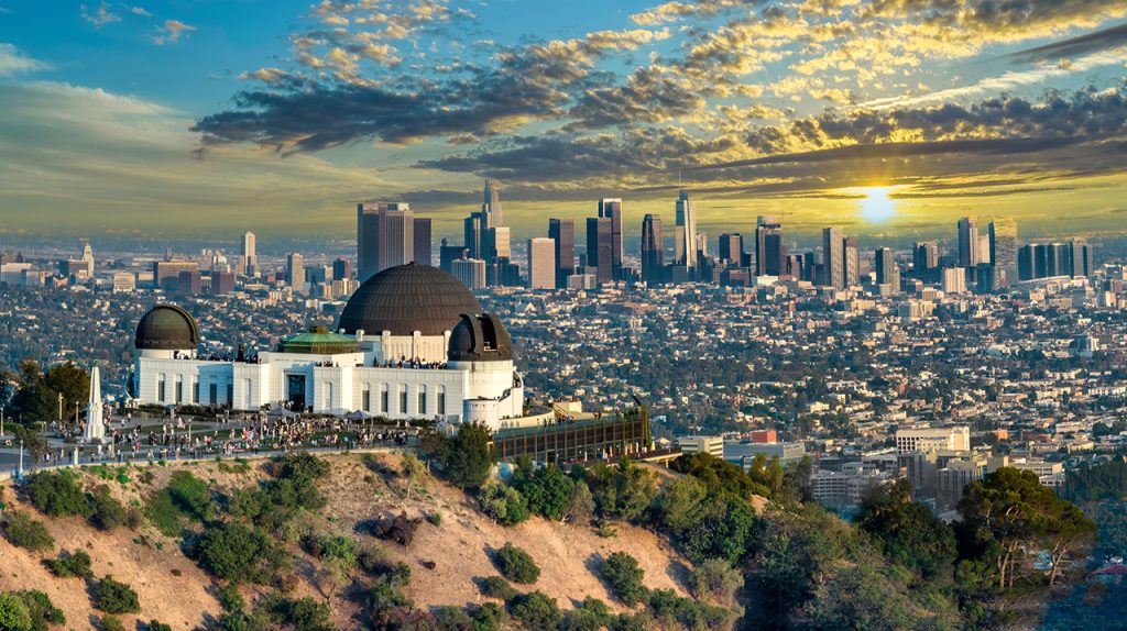 Griffith Observatory workation in Los Angeles, California.